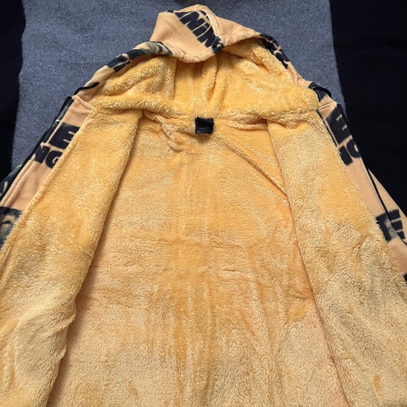 DUMBGOOD x THE SHINING Repeat Logo Zip Up Polar Fleece Hoodie Kubrick Collection - Picture 7 of 16